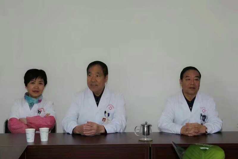 热烈欢迎原36105部队老首长老战友来山西晋康风湿病医院莅临指导