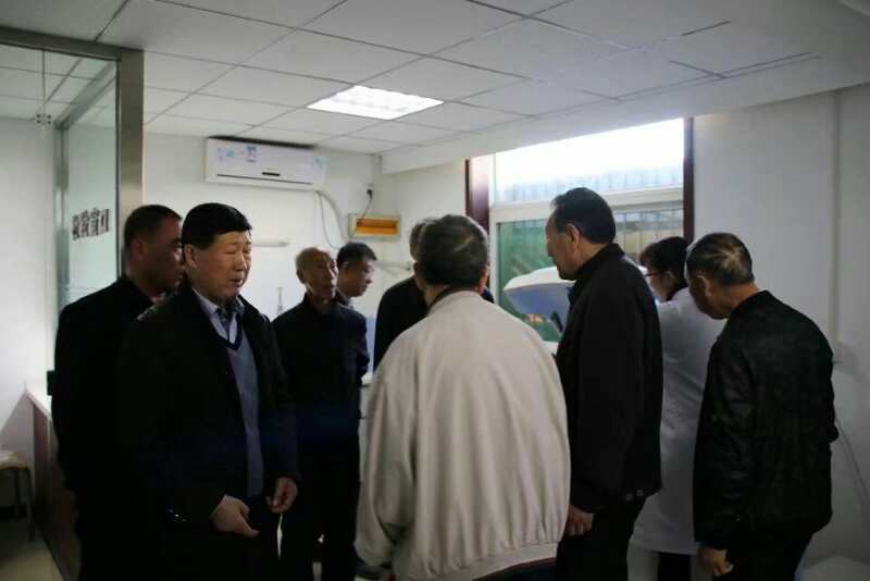 热烈欢迎原36105部队老首长老战友来山西晋康风湿病医院莅临指导